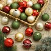Kaemingk / Colección de bolas de plástico Gracy - Nochebuena 6 cm, 30 piezas