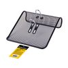 The stand calendar big BRAUBERG "Germanium" metal 57х200х200 mm, black