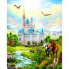 Опт-картина / Peinture par numéros 40x50 Chevaux au château