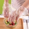 ЛАЙМА / Disposable polyethylene gloves, 50 pairs (100 pcs.), Size L (large), hanger