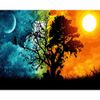 Опт-картина / Sayılara göre boyama 40x50 Gündüz gecesi