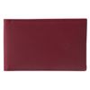 BRAUBERG / Business card holder / single row card holder "Favorite", for 24 cards, under textured leather, burgundy