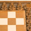 GamesDealer / Echecs + backgammon sculptés de grenades 40, Haleyan