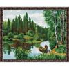 Опт-картина / 钻石马赛克 40x50，圆形水钻花束花瓶