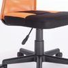 Armchair compact BRABIX "Smart MG-313", without armrests, combined, black / orange