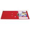 A file folder ESSELTE "VIVIDA Plus", A4+, with two-sided coating of plastic, 80 mm, red
