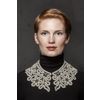 Снежинка / Snowflake / Collar lace round the neck with flowers and twigs