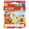 PIFAGOR / Thick wax crayons, 6 colors, oil-based, bright colors