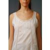 Снежинка / Snowflake / Women's shirt with hand-made tambour embroidery
