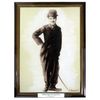 Chocolate painting "Charlie Chaplin"
