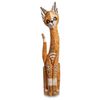 Decor and Gift / Wooden figurine "Cat" 50 cm