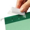 ESSELTE / Porte-étiquettes "Classic" pour dossiers suspendus (50x22,8 mm), transparent, plastique, SET 25 pcs.