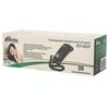 RITMIX RT-007 black phone, ring light indication, hold melody, black