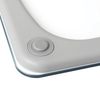 ECON / Floor scales ECO-BS004, electronic, weight up to 180 kg, thermometer, square, glass, with a picture