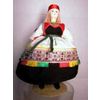Потешный промысел / Porcelain souvenir doll "Finland. Girl in a festive costume"