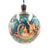 Мстёра / Christmas tree ball "Winter troika" wooden