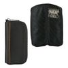 The case for keys FABULA "Brooklyn", genuine leather, stitching, zipper, 140х70 mm, black