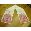 Карельские узоры / Towel from white linen "Temples"