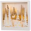 Kaemingk / New Year's lamp House at the edge of the forest 25 * 25 cm on batteries, 12 LED lamps