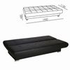 RAMART / Soft folding sofa "Modesto", 1900х900х820 mm, eco-leather, black