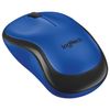 LOGITECH / Wireless mouse M220, 2 buttons + 1 wheel-button, optical, blue-black