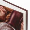BRAUBERG photo album for 200 photos 10x15 cm, hard cover, "Clock", brown