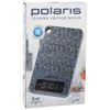 POLARIS / Kitchen scales PKS 0531ADL "Crystal", electronic display, max weight 5 kg, tare compensation, steel
