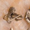 Золотая антилопа / Picture-panel "Violinist and Saxophonist" on natural onyx stone