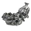 Ремеко / Flaschenständer "Lilien" (silber) L28B20H20 cm