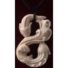 Mammoth ivory fish pendants