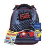 Cartera BRAUBERG PREMIUM, 2 compartimentos, con llavero, "Coche de carreras", 38x29x16 cm