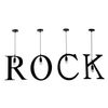 BayerLux / Pendant lamp "ROCK" 4х40W