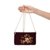 Торжокские золотошвеи / Velvet clutch "Rosalia"