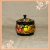 Wooden box - painted on gold