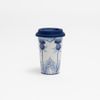 Гжельский Фарфоровый завод / Designer coffee cup with silicone lid No. 15