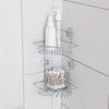 Доляна / Doyana / Corner shelf 2-tier, 6 suction cups, 29 × 15 × 20 cm