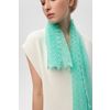 Оренбургский Пуховый Платок / Downy tippet, color turquoise