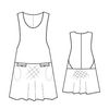 Sundress for a girl of a free silhouette