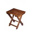 Золотая Хохлома / Folding wooden stool