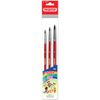 Brush PYTHAGORAS, set of 3 PCs (made of cloth pony round No. 2, 3, 4)
