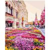 ВанГогВоМне / VanGogVoMne / Paint by number "At Red Square" 40x50 cm