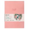 BRAUBERG / Notebook 60 l. no rim cover leatherette suede, stitching, B5 (179x250mm), PINK, CAPRISE / 2 pcs.