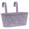 Kaemingk / Hanging planter for the Amalfi balcony 28 * 14 cm lilac, metal