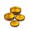 Золотая Хохлома / Set of salad bowls, 4 pieces