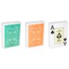GamesDealer / Kartlar "Fournier 2818 yeşil / turuncu" %100 plastik
