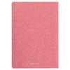 BRAUBERG / Quaderno 48 a. copertina a quadretti similpelle con paillettes, cuciture, A5 (147x210mm), ROSA, SPARKLE / 10 pz.