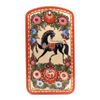 Gorodets painting / Painted kitchen board "Horse" 350x200x16 mm