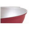Pilaf cauldron 4.5 l with decorative coating (burgundy) Kukmara