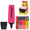 A set of highlighters STABILO 4 PCs., ASSORTED, "Boss", line 2-5 mm