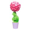 A set of creative topiary "Hydrangea" pink